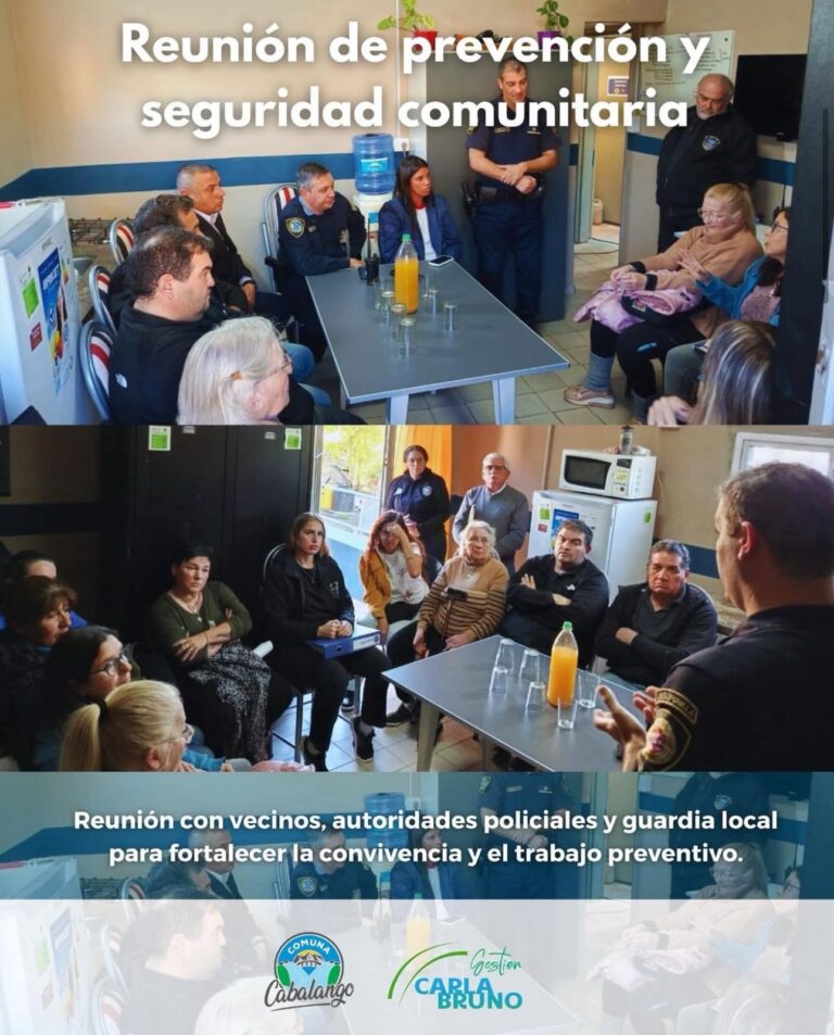 COMPROMISO CON LA SEGURIDAD Y EL BIENESTAR DE NUESTRA COMUNIDAD-Reunión ...